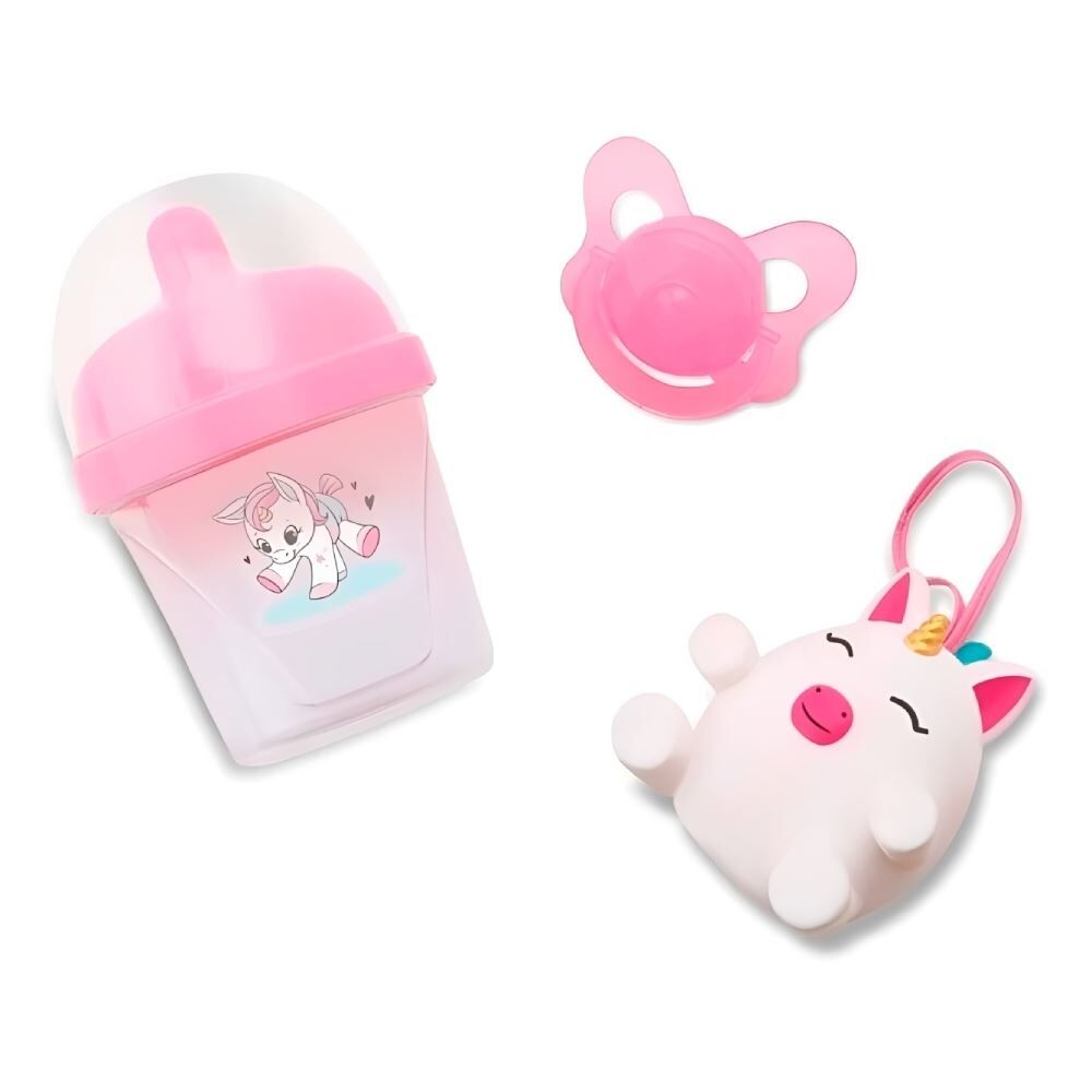 Boneca Brincando de Pijama Menina New Born Divertoys - 8191