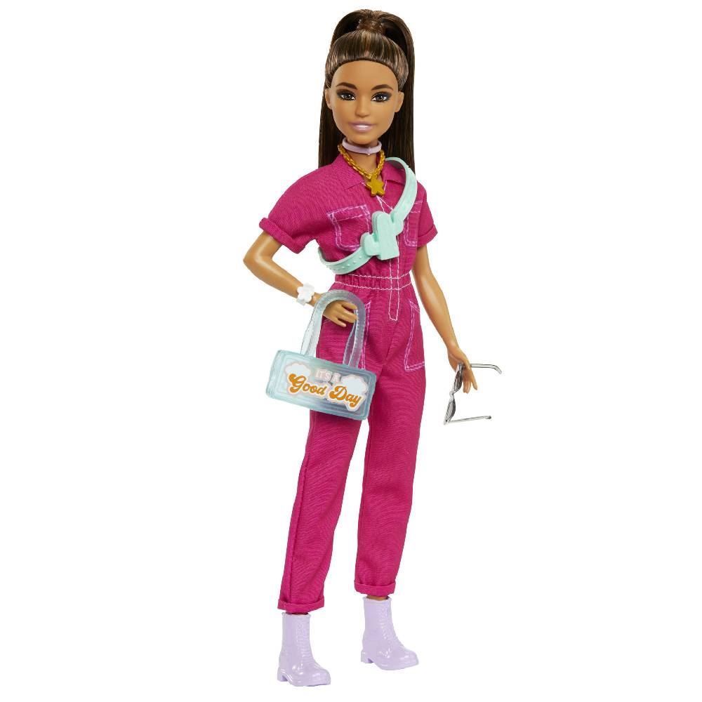 Boneca Do Filme Barbie Terno De Moda Rosa - HPL76 