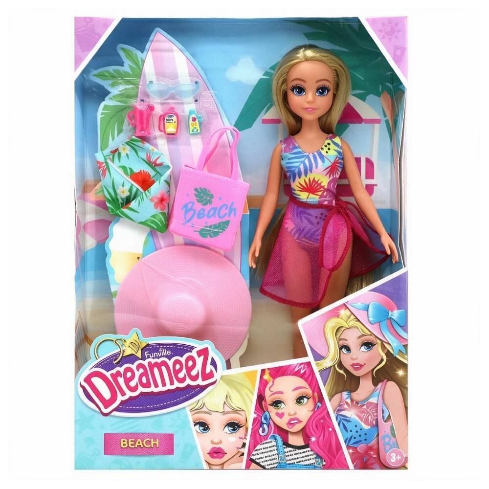 Boneca Dreameez Dia Na Praia Funville