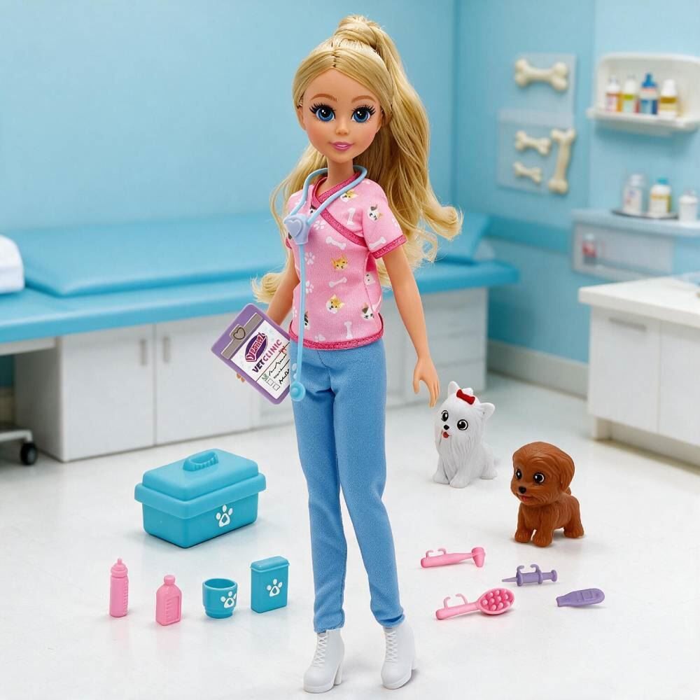 Boneca Dreameez Veterinária Funville
