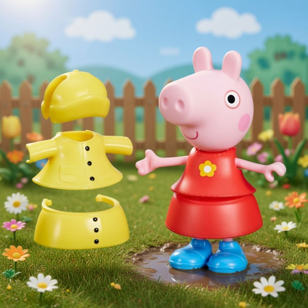Boneca Peppa Pig Estilos Divertidos Hasbro - Sortido