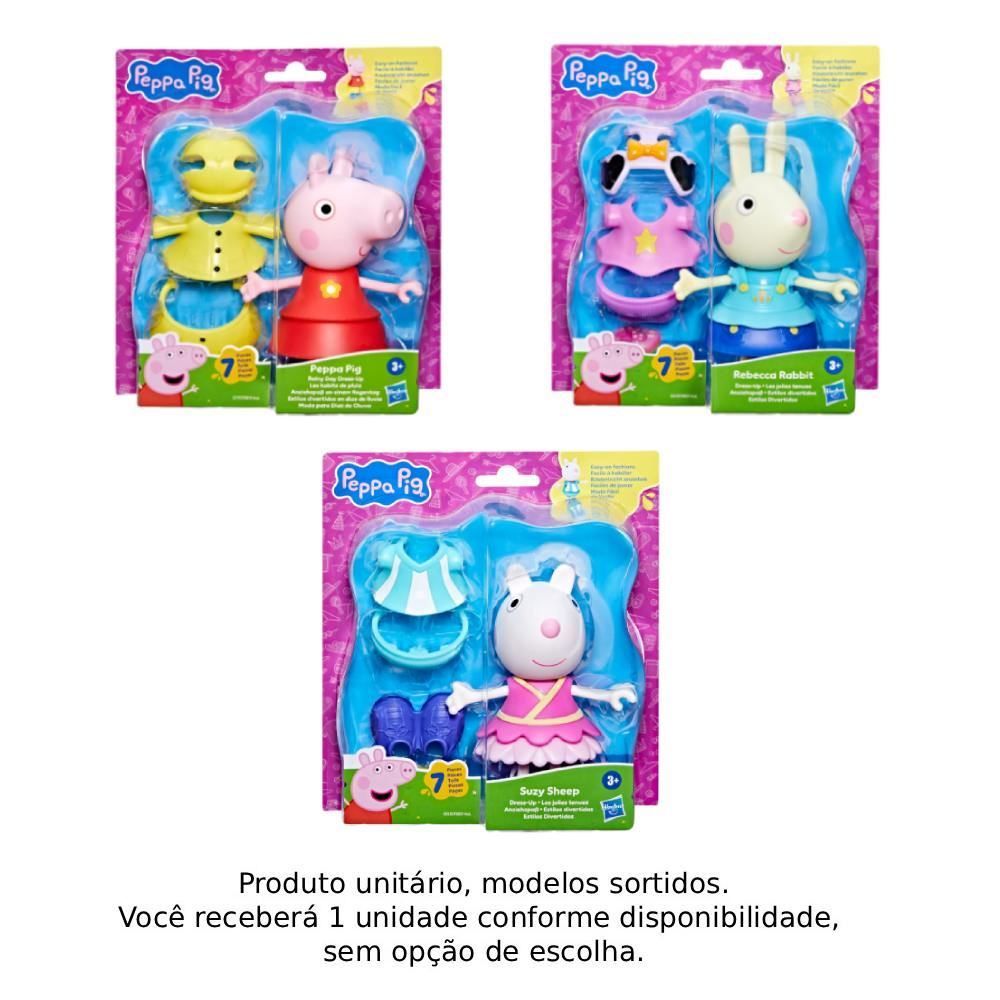 Boneca Peppa Pig Estilos Divertidos Hasbro - Sortido