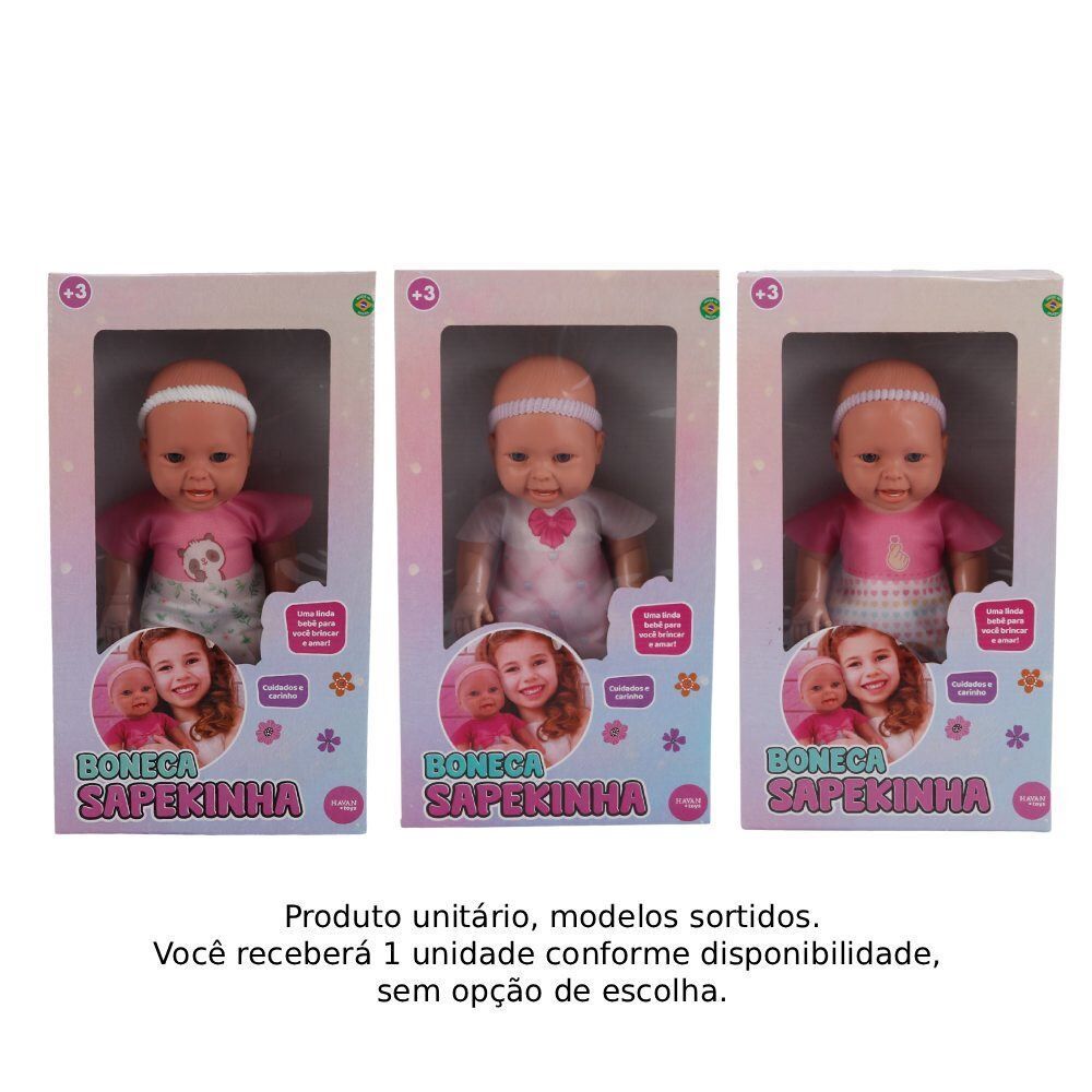 Boneca Sapekinha Havan Toys - Sortido