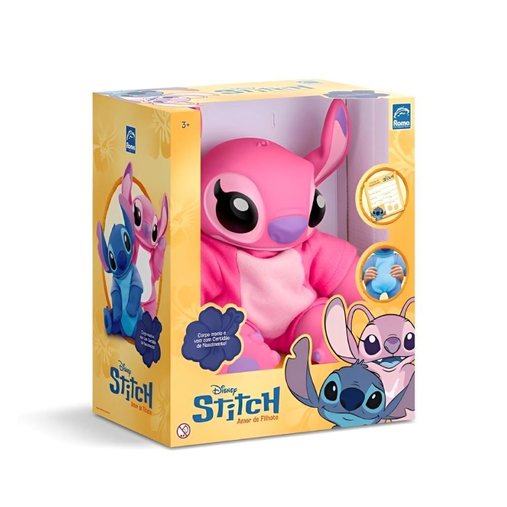 Boneco Angel Disney Coleção Amor de Filhote - 5188