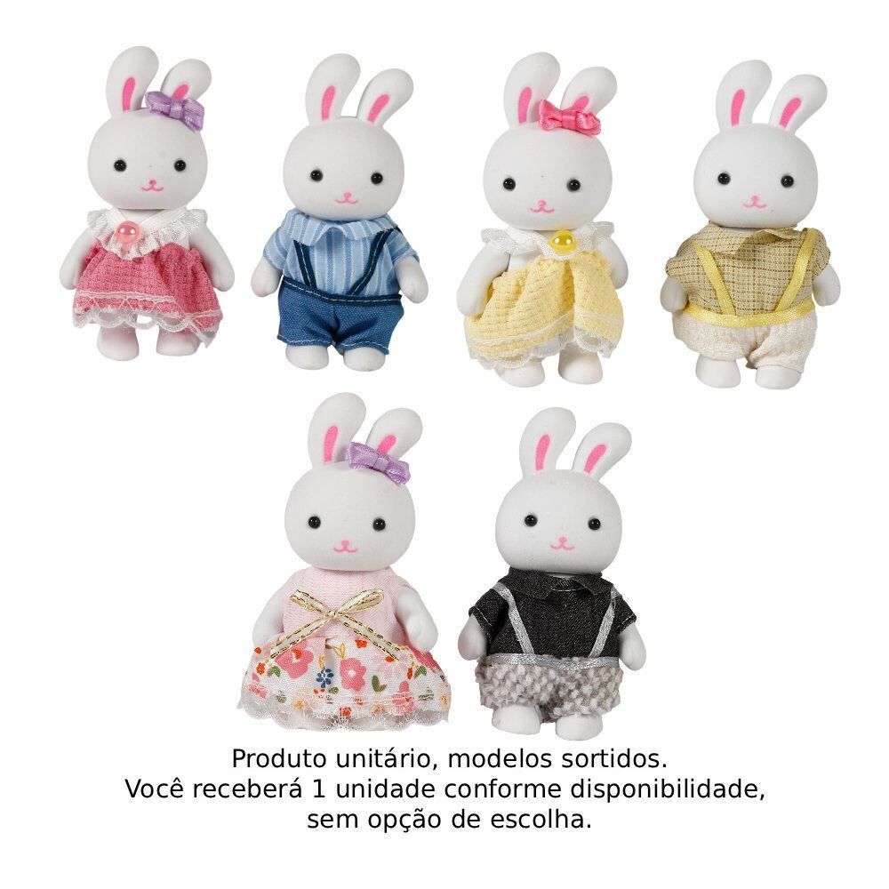 Família Coelho 2 Bonecos Havan Toys - Sortido