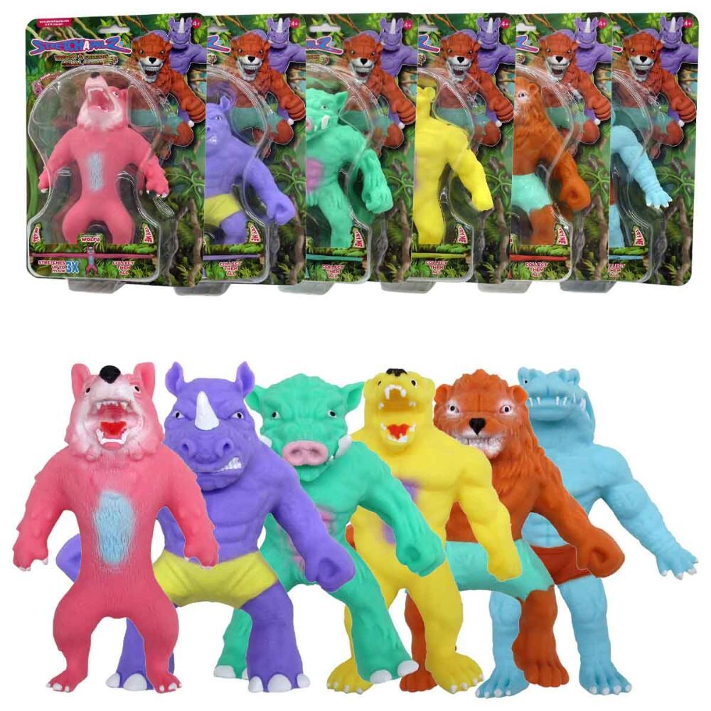 Boneco Puxa e Estica Stretchapalz Animal Series Sunny - Sortido