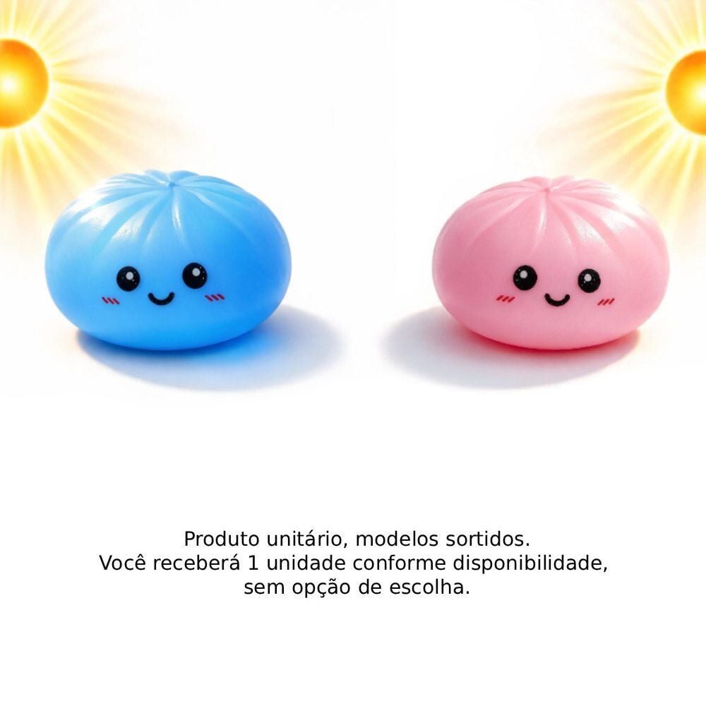 Boneco Squishy Dumplings Solar Surpresa Bbr - Sortido