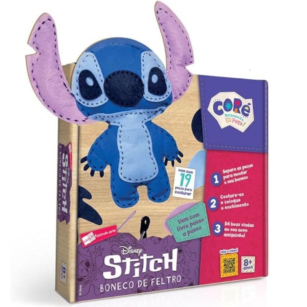 Boneco Stitch de Feltro Toyster