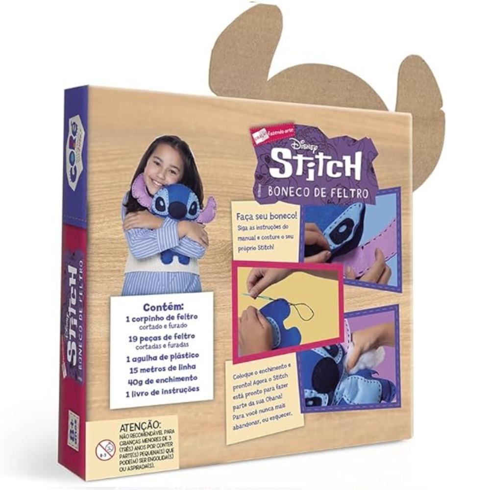Boneco Stitch de Feltro Toyster