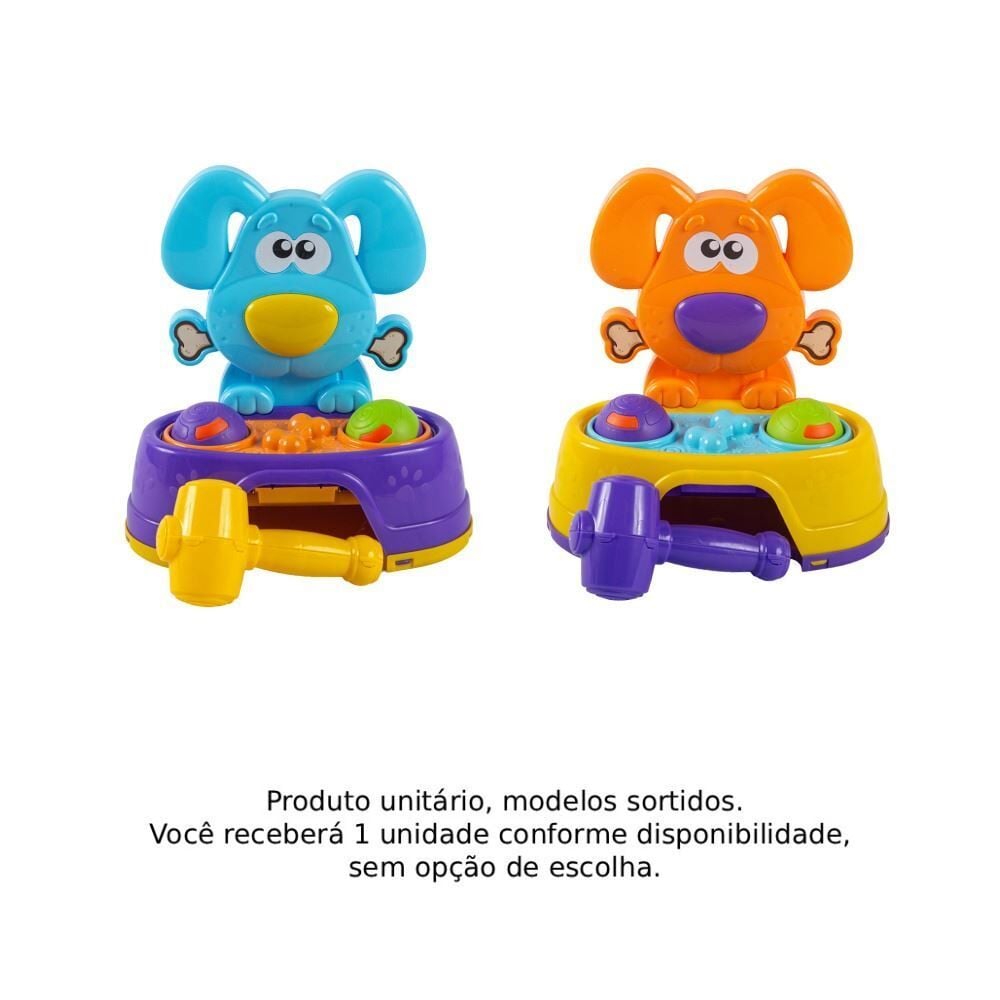 Brinquedo Didático Bate Dog Na Caixa Jp Brink - Sortido