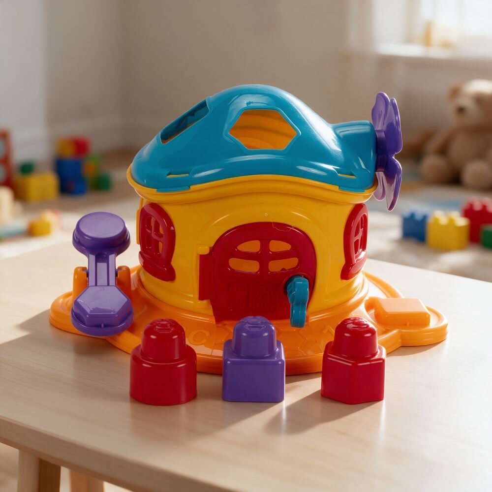 Brinquedo Didático Cogumelo Encantado Na Caixa Jp Brink - Sortido