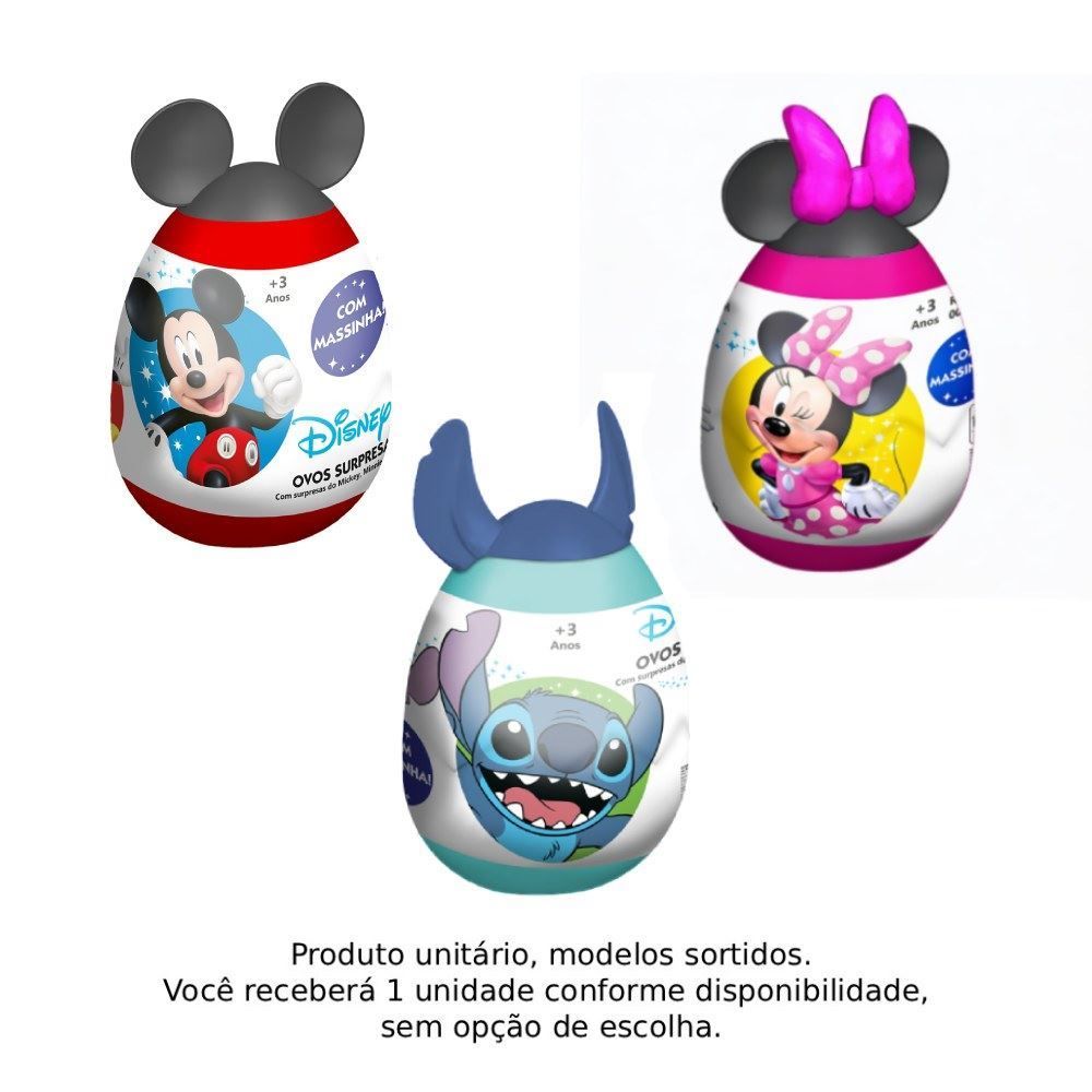Ovo Surpresa Disney Display Cotiplás - Sortido