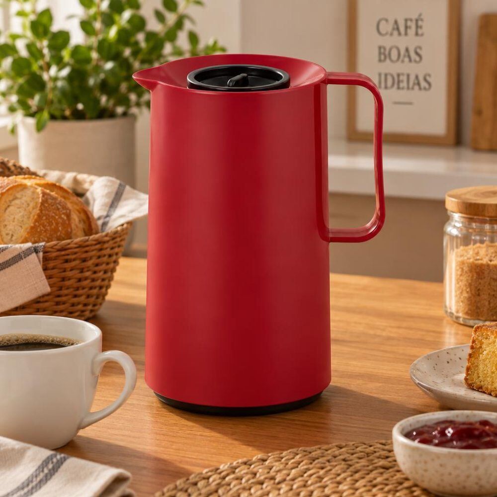 Bule Rolha Haus 500 ml Mor - Vermelho