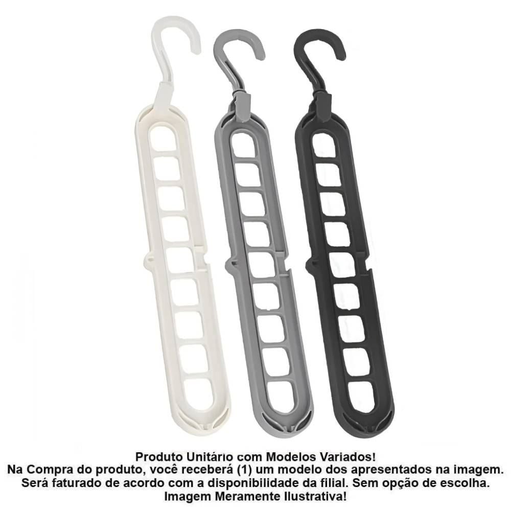 Cabide Multifuncional Plástico 5Cm Clink - Sortido