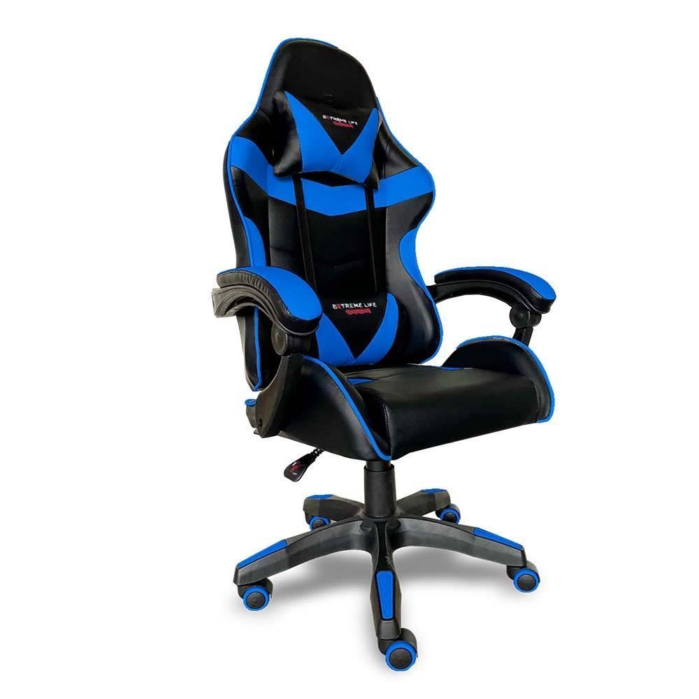 Cadeira Gamer Drakon Ch31bkbl Elg - Preto/ Azul