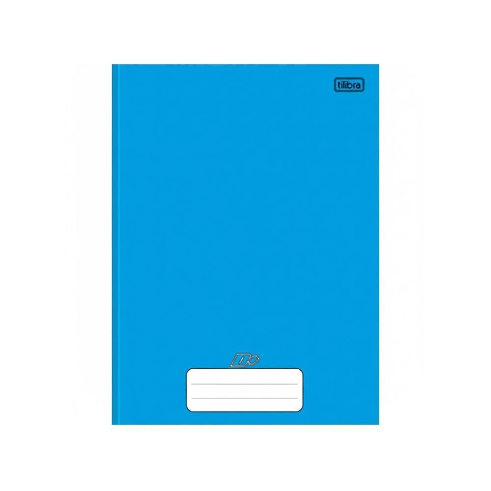 Caderno Brochura Costurado 1 Matéria D+ 96 Folhas Tilibra - Azul