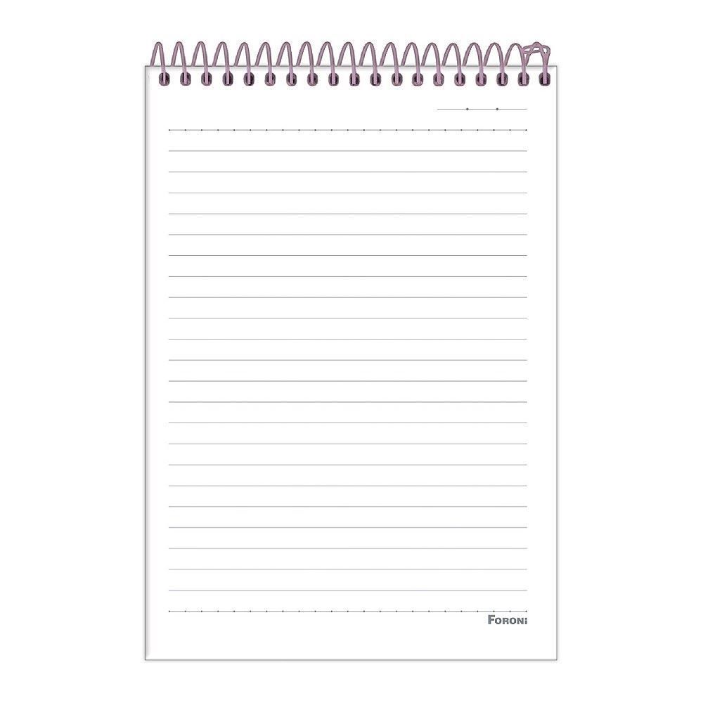 Caderno Capa Dura Espiral Topo 1/4 Stitch 80 Folhas Foroni - Sortido