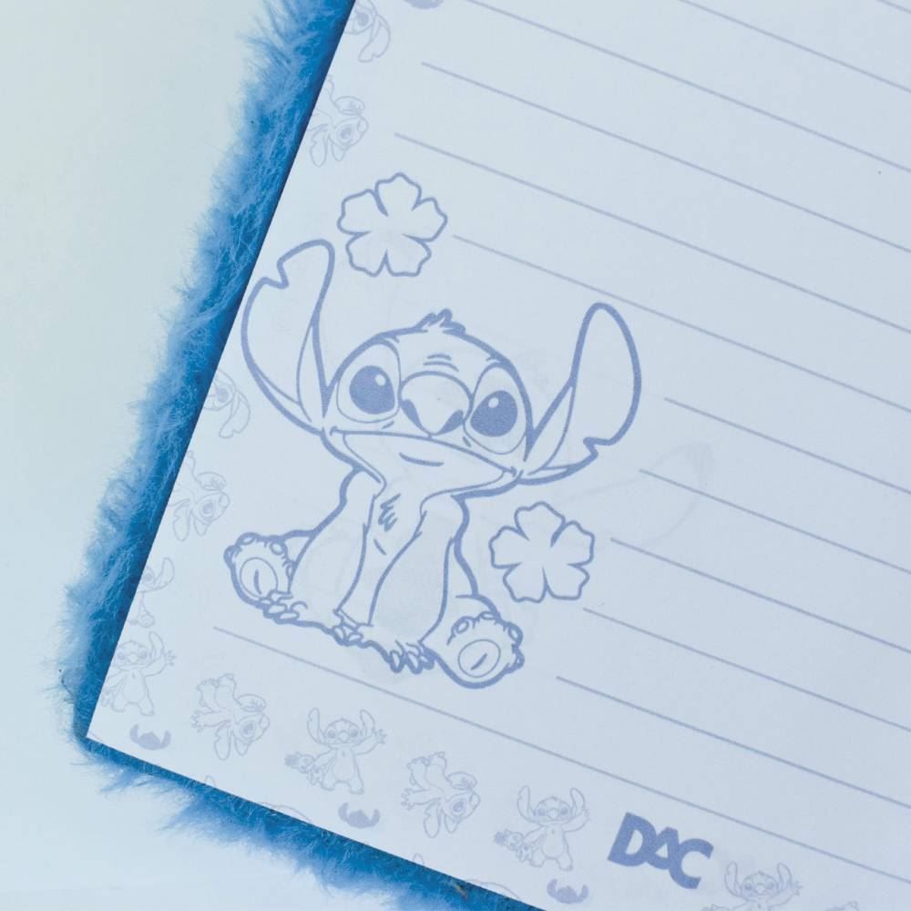 Caderno De Anotações Fluffy Stitch 80 Folhas Dac - 4787-H 