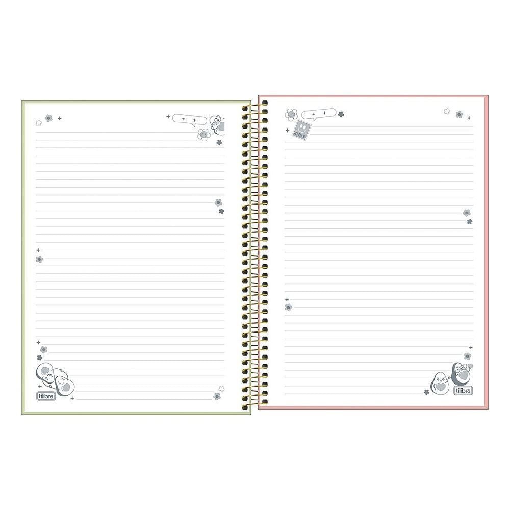 Caderno Universitário Espiral Abacute 160 Folhas Tilibra - Sortido