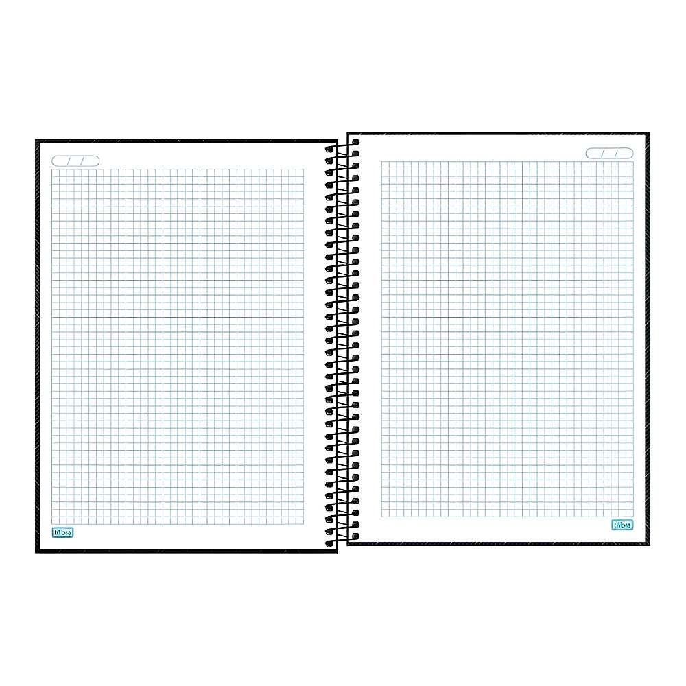 Caderno Universitário Quadriculado Zip 96 Folhas Tilibra - Sortido
