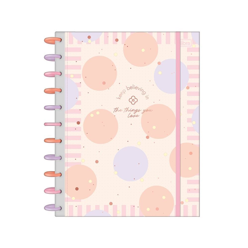 Caderno Universitário Tilidisco Soho 160 Folhas Tilibra - Rosa