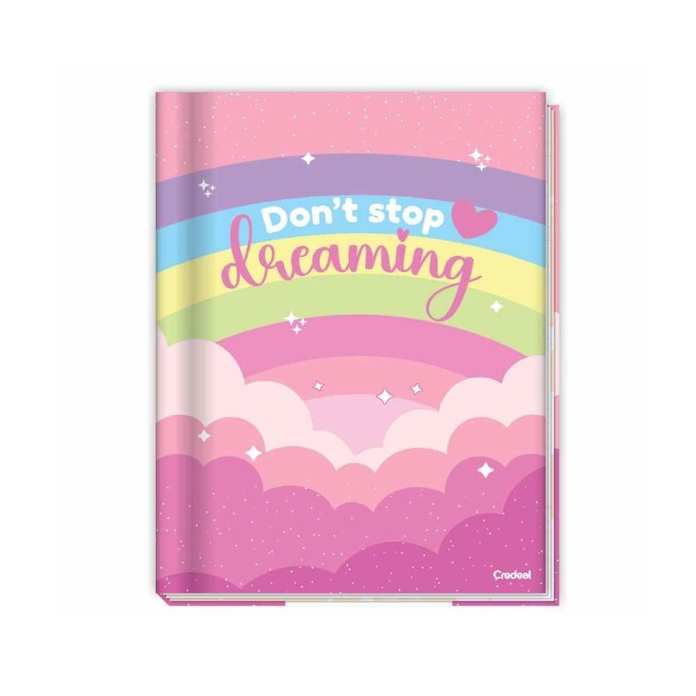 Caderno Universitário Capa Dura Costurado Credeal - Sortidos