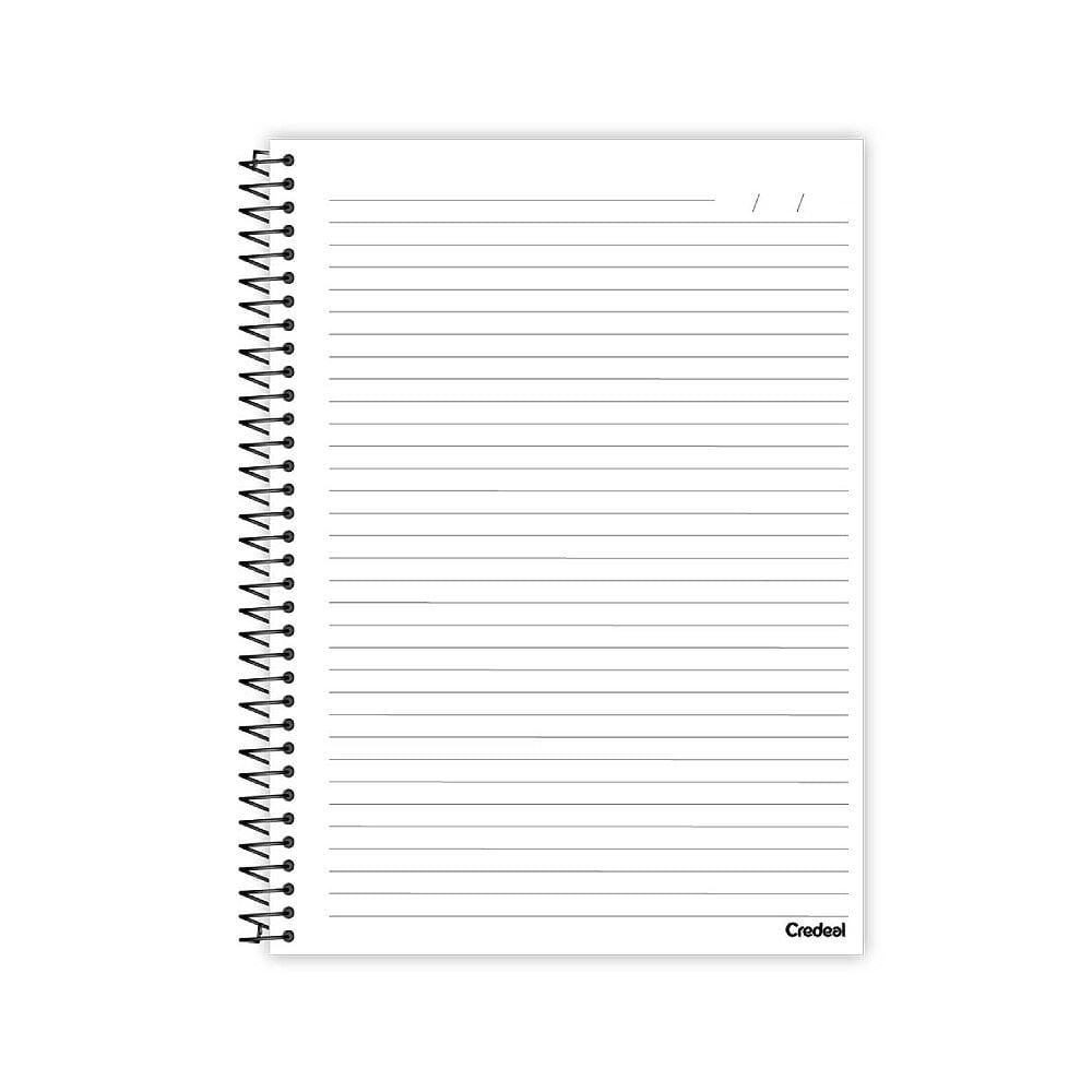 Caderno Universitário Capa Dura Espiral Neymar Jr 80 Folhas Credeal - Sortido