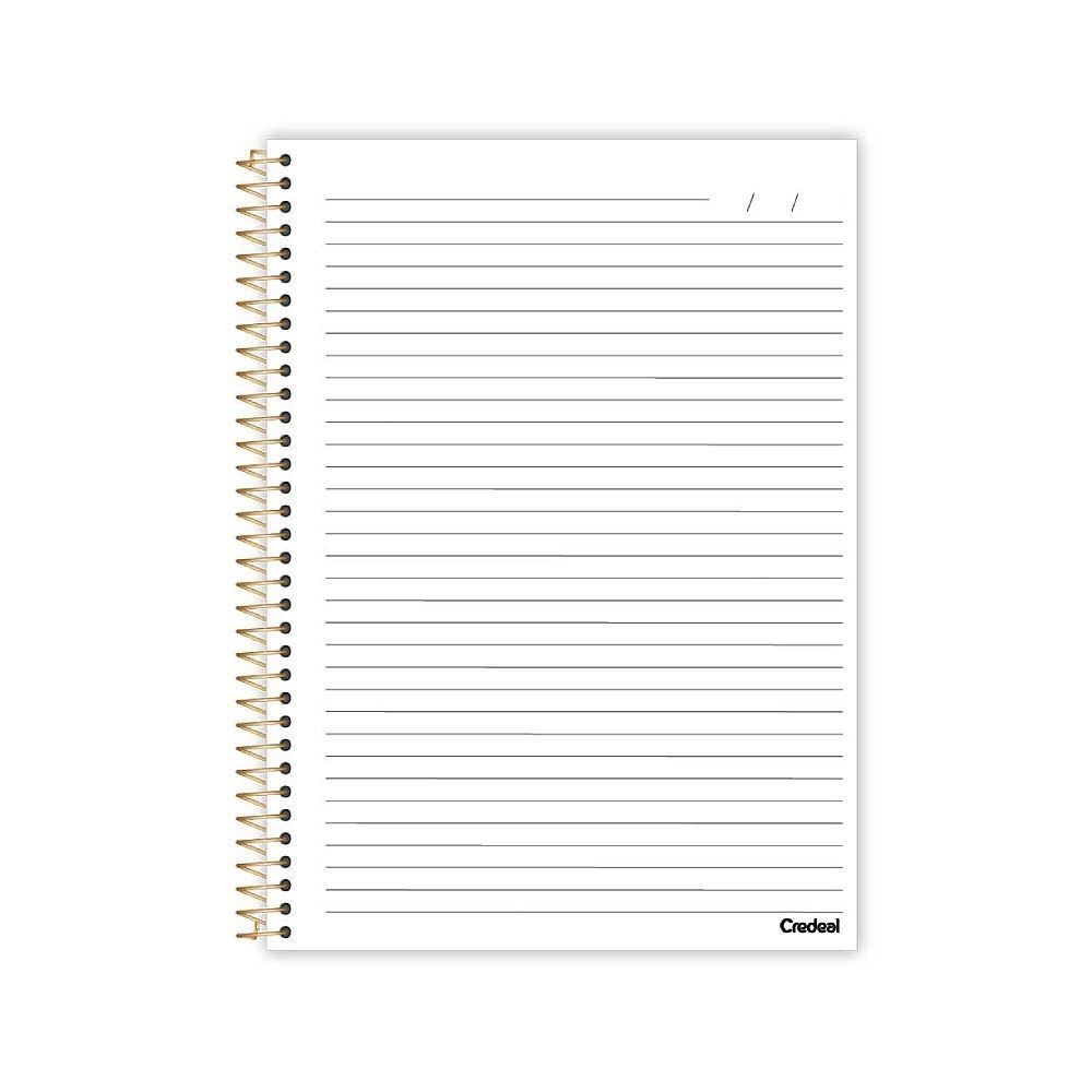 Caderno Universitário Espiral Bella Paris 256 Folhas Credeal - Sortido