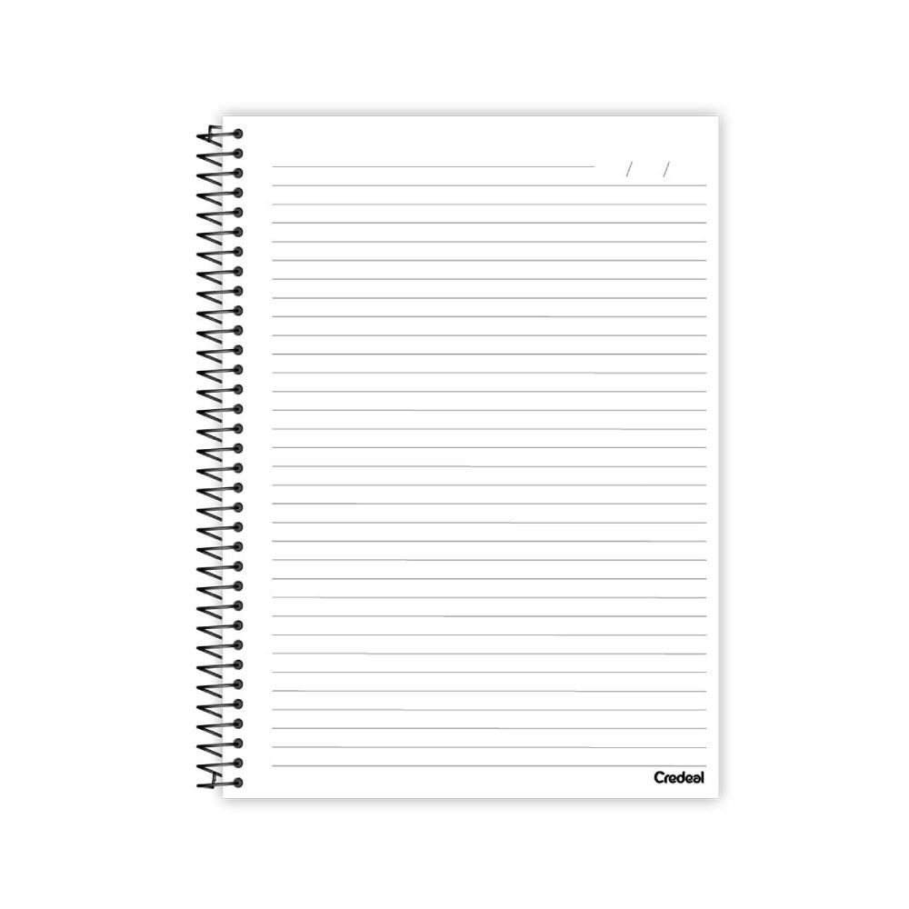 Caderno Universitário Espiral Dragões 80 Folhas Credeal - Sortido