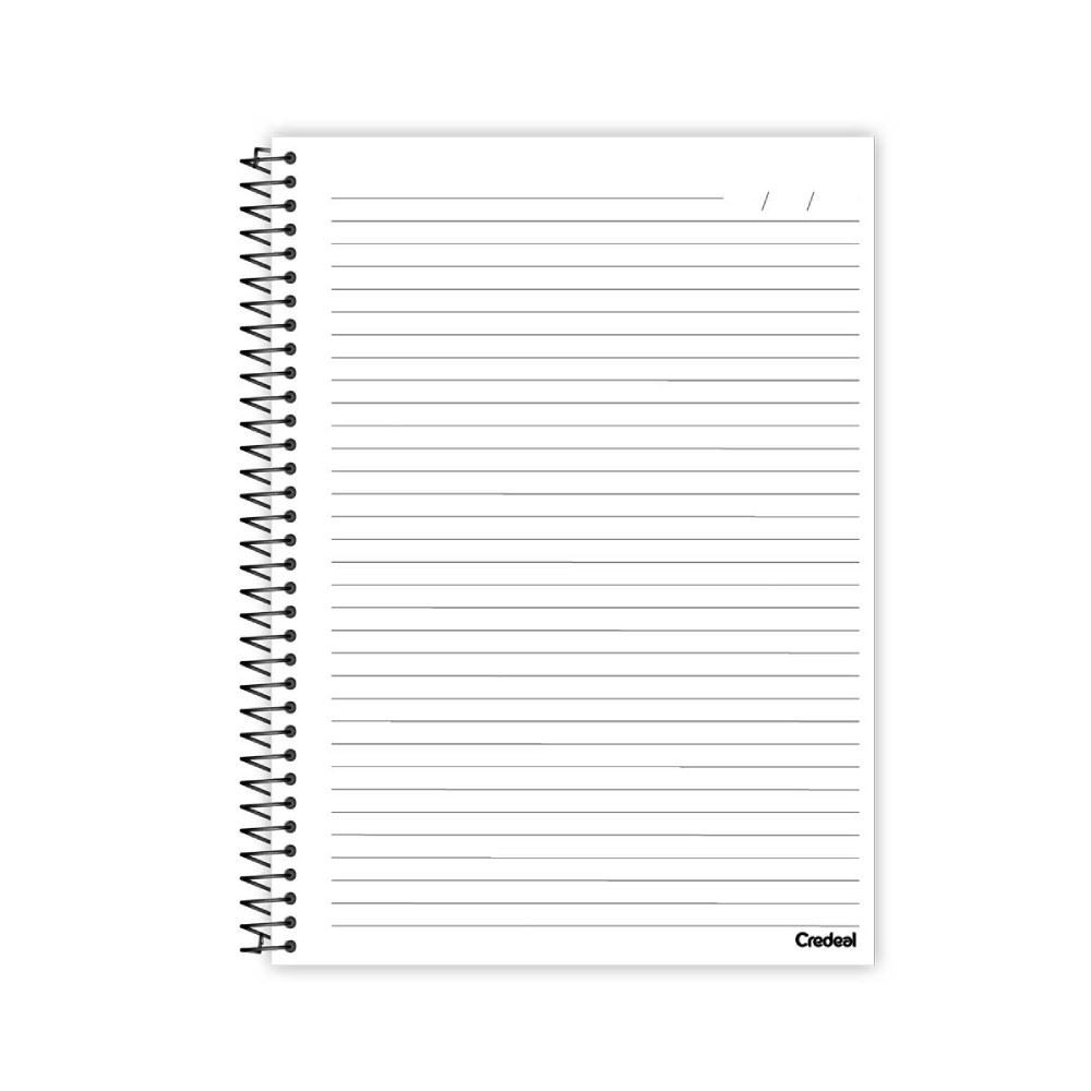 Caderno Universitário Espiral Golden Years 256 Folhas Credeal - Sortido