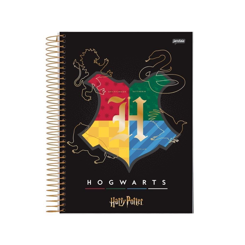 Caderno Universitário Espiral Harry Potter 300 Folhas Jandaia - Sortido