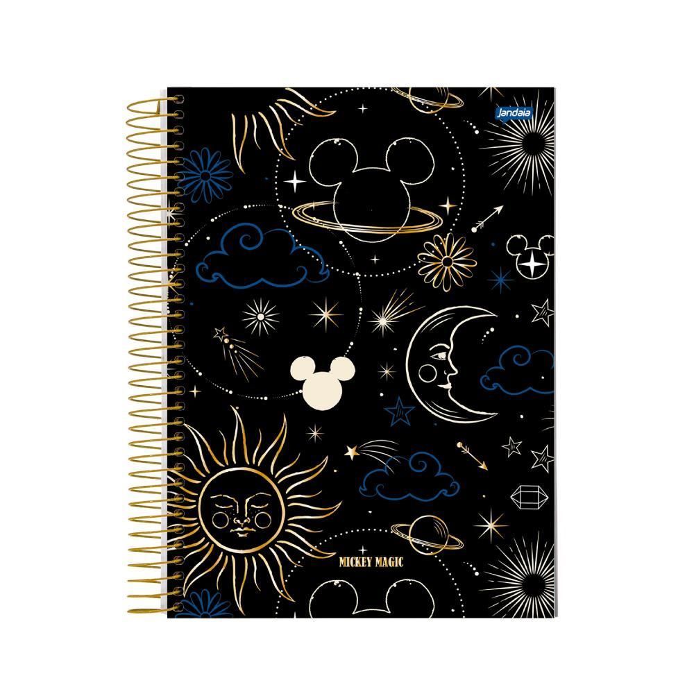 Caderno Universitário Espiral Mickey Magic 160 Folhas Jandaia - Sortido 