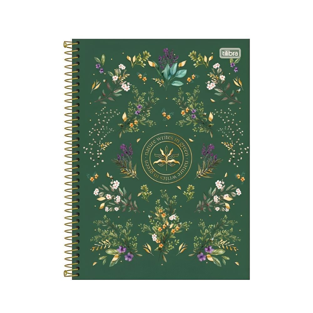 Caderno Universitário Espiral Naturalis 160 Folhas Tilibra - Sortido