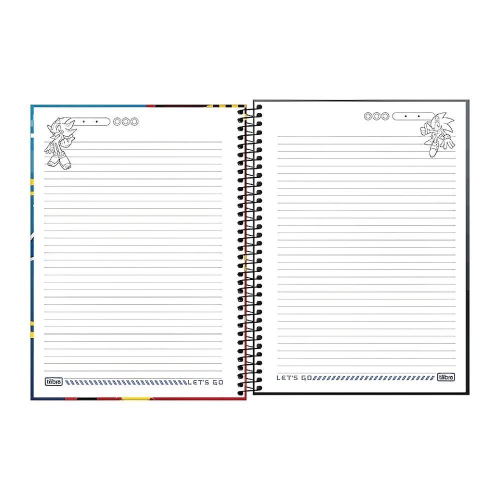 Caderno Universitário Espiral Sonic 80 Folhas Tilibra - Sortido 