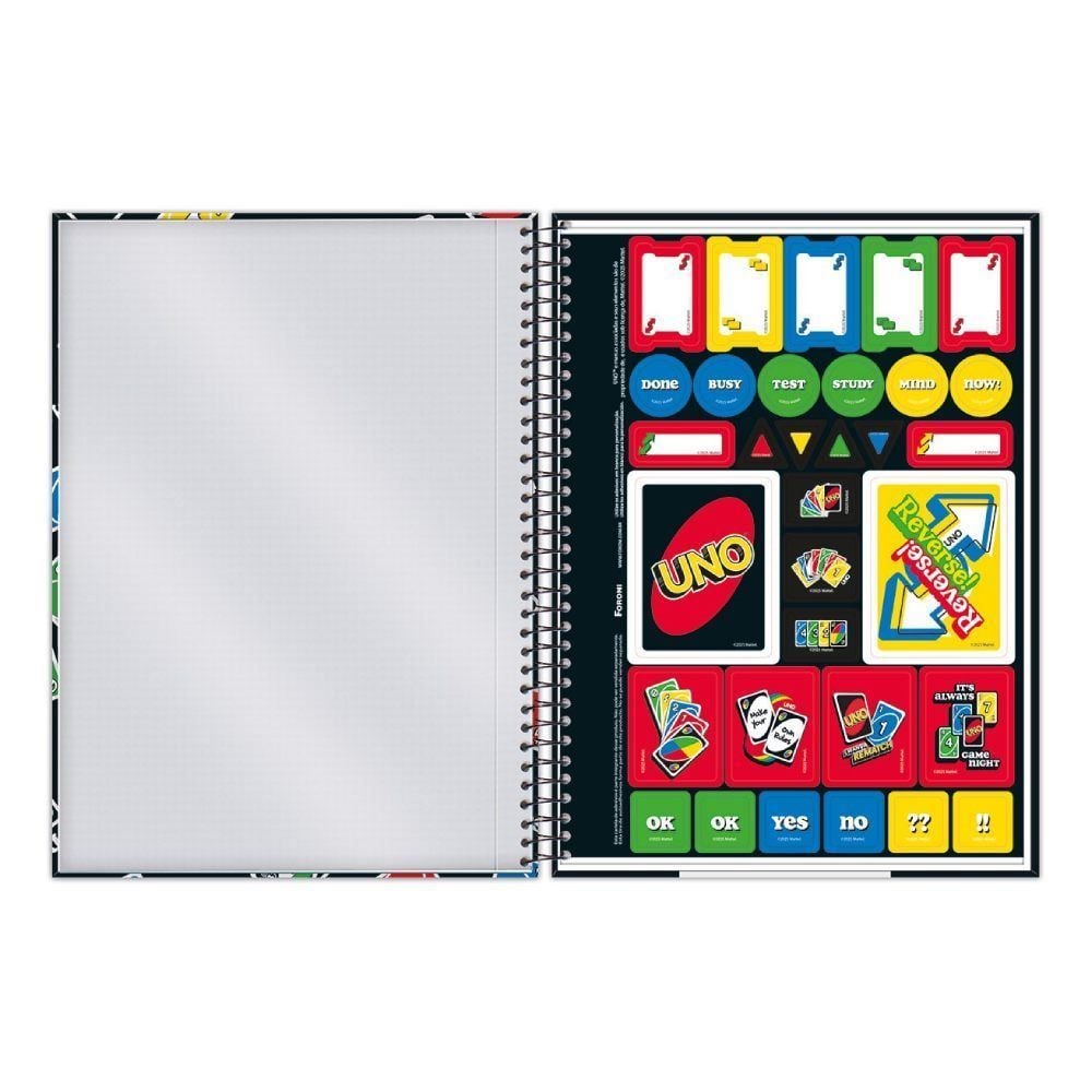 Caderno Universitário Espiral Uno 80 Folhas Foroni - Sortido