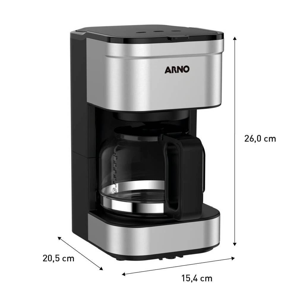 Cafeteira Elétrica Arno Preferita Inox 750ML CFPF