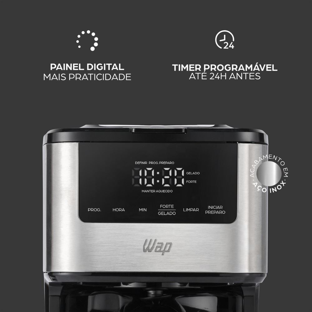 Cafeteira Digital Aroma Programável WAP Prosdócimo WCD1500 900W
