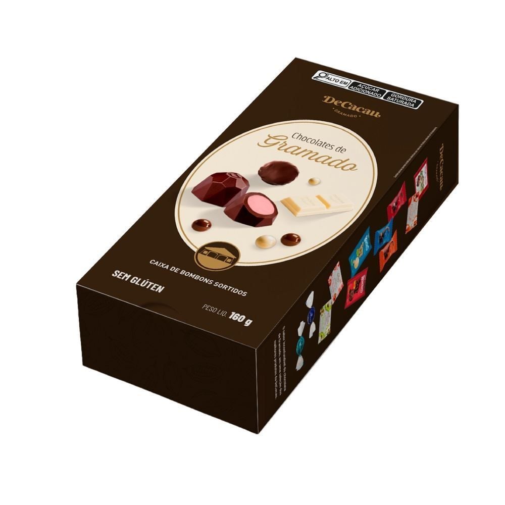 Caixa de Bombons Sortidos Havan Decacau Gramado - 160g