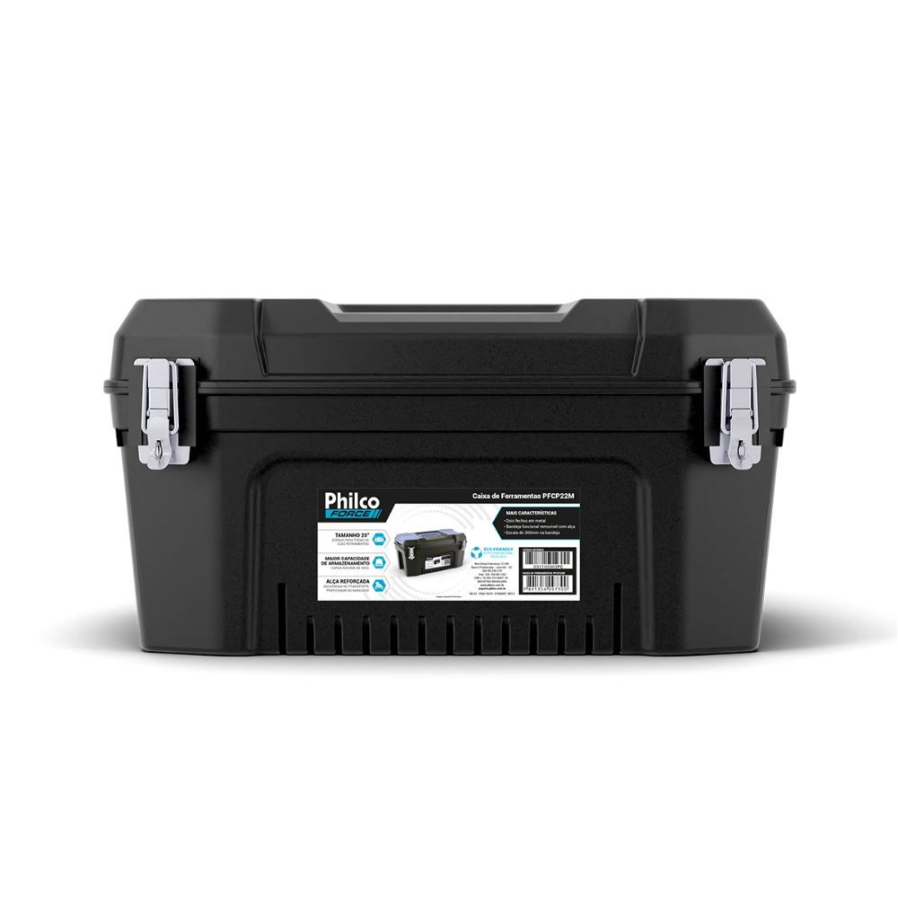 Caixa de Ferramentas Philco Force 20 Polegadas 30Kg Pfcp22m