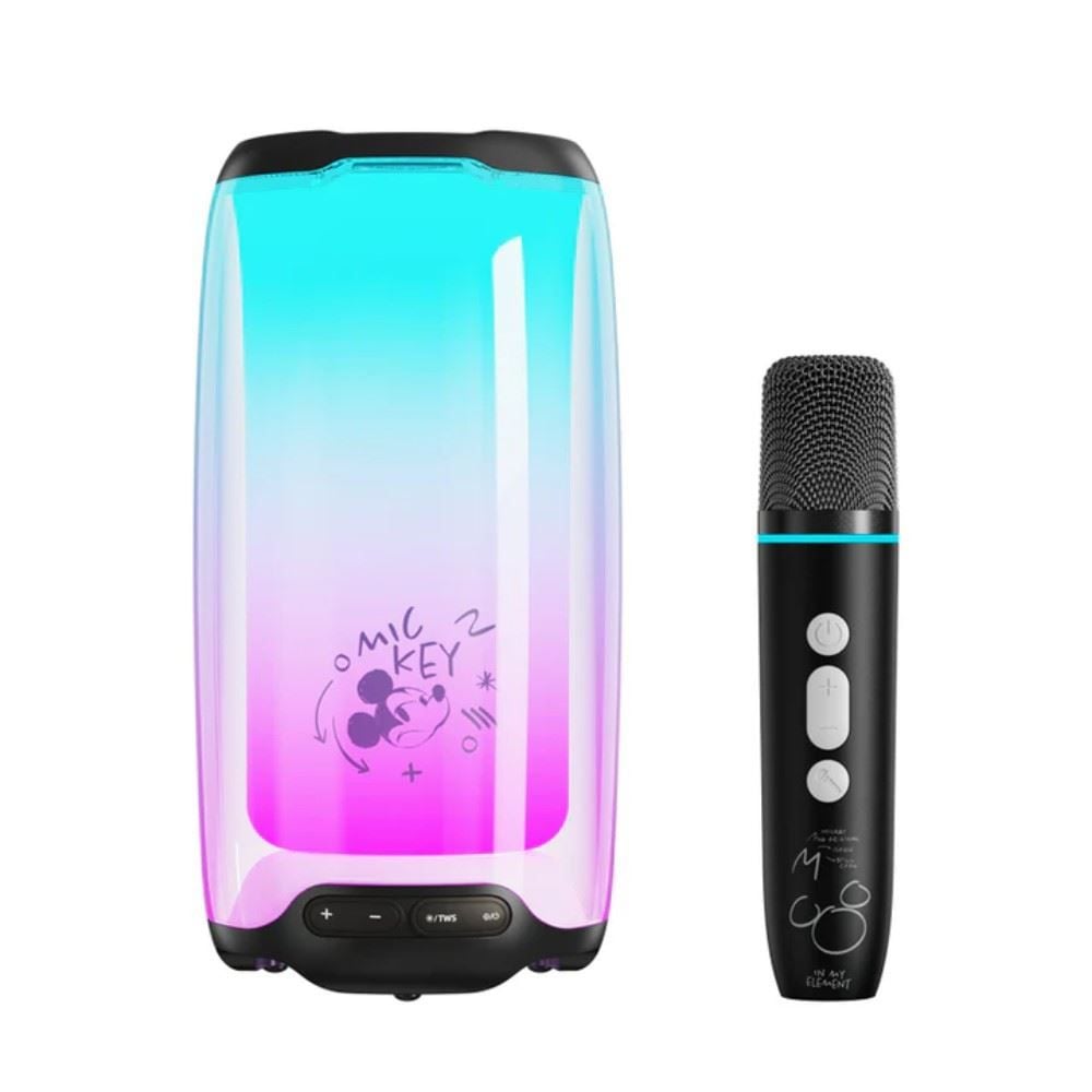 Caixa De Som Bluetooth Handz Com Karaokê Mickey - Preto