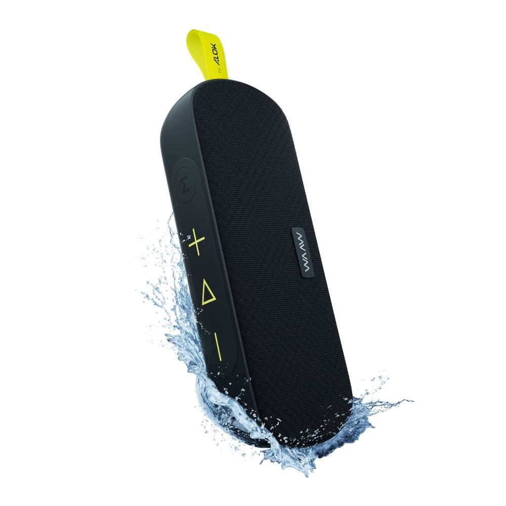 Caixa De Som Waaw By Alok Us 100Sb Bluetooth Ipx6 - Preto