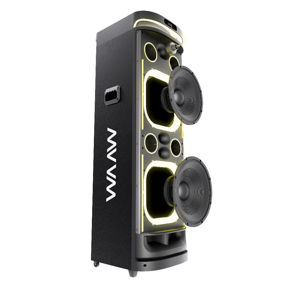 Caixa de Som Bluetooth Waaw by Alok Sound Box Insana 12000