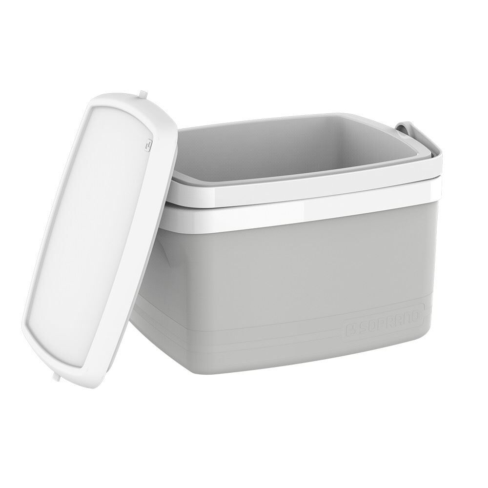 Caixa Térmica 12 Litros Soprano - Cinza