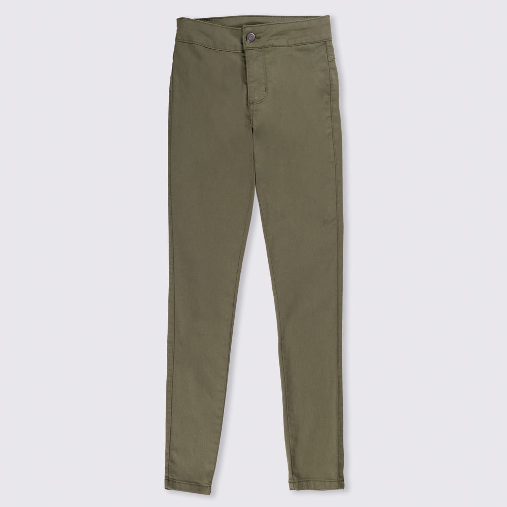 Calça 12 a 16 anos Sarja Jegging Marmelada