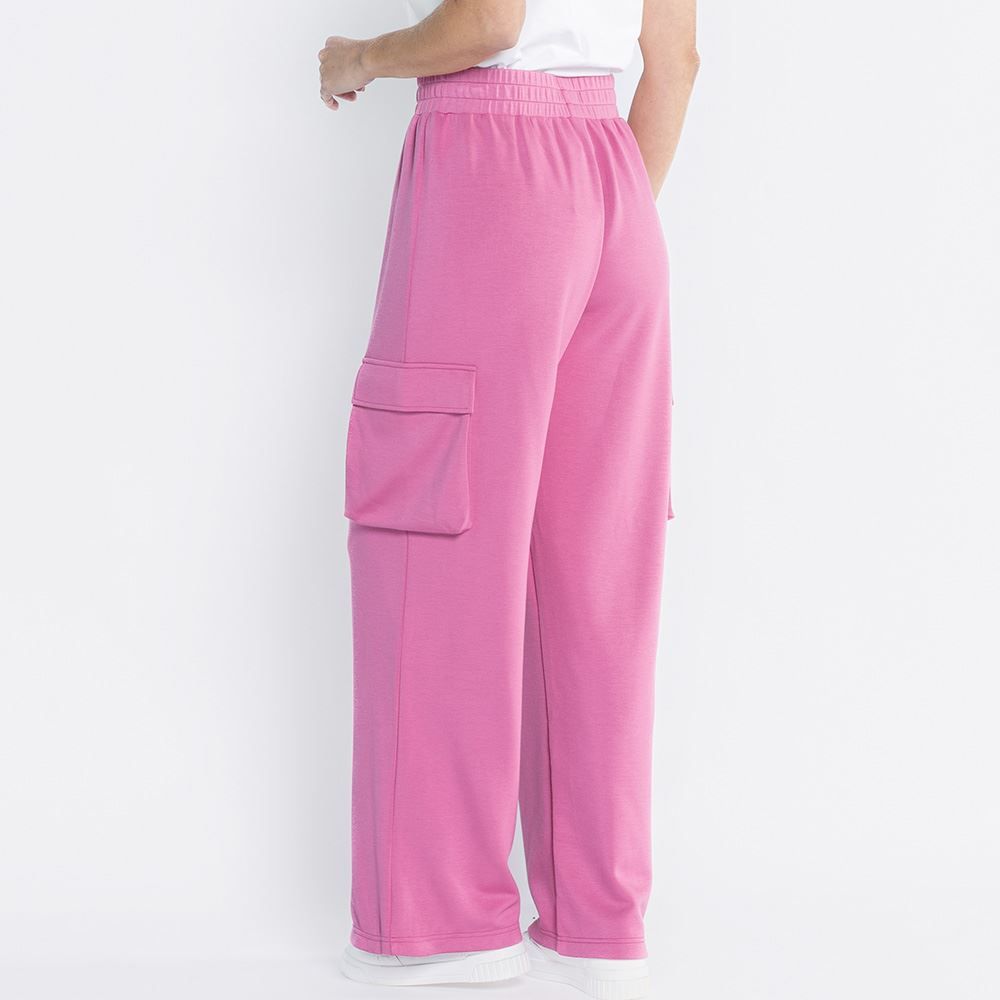 Calça Cargo Feminina De Malha Viscose Boby Blues