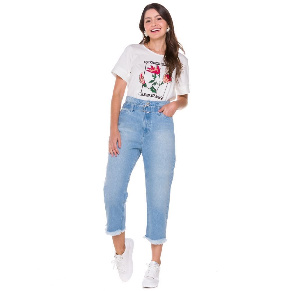 Calça Clochard com Cinto Boby Blues
