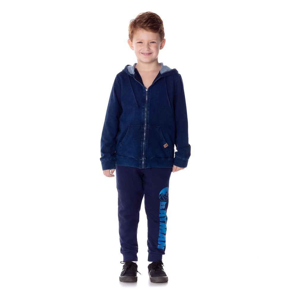 Calça de 4 a 10 Anos Moletom Batman DC Comics