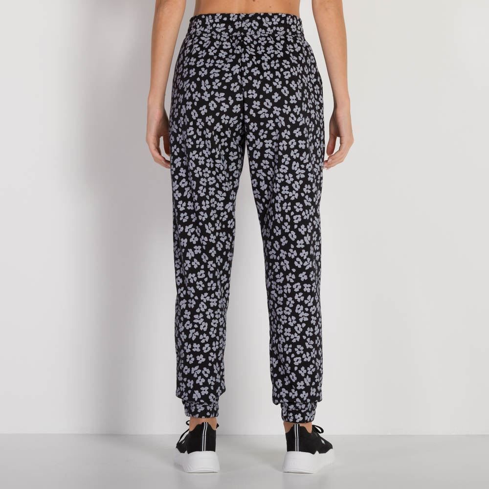 Calça em Moletinho Floral Scream