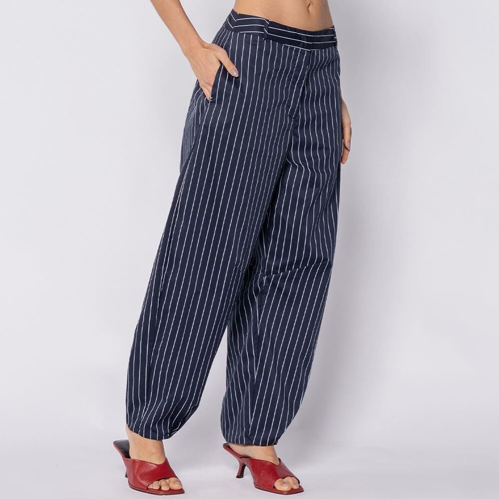 Calça Feminina Ballom Em Tricoline Boby Blues