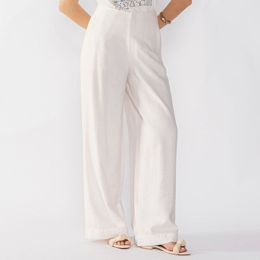 Calça Feminina De Alfaiataria Pantalona Boby Blues